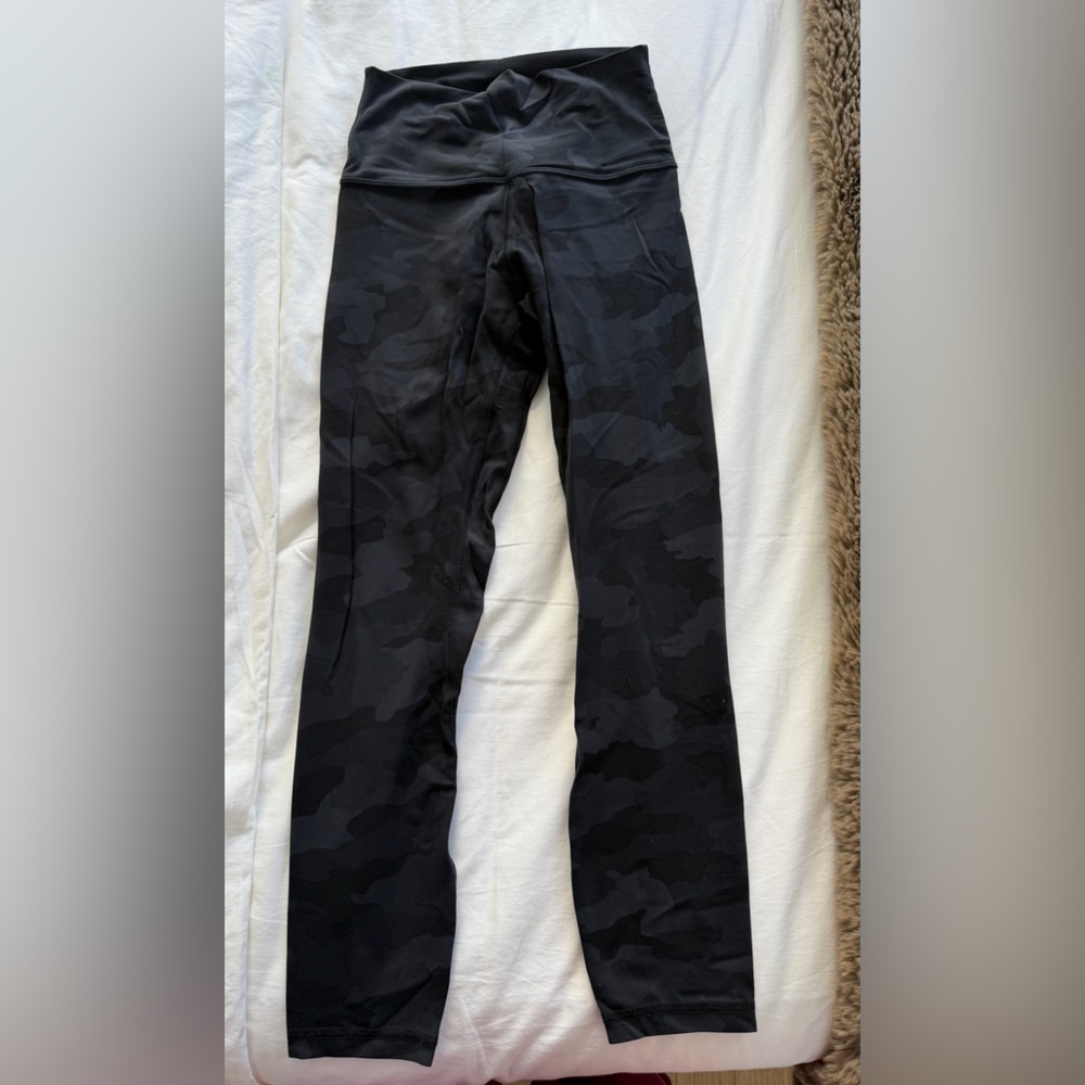 lululemon athletica Align Black Camo Leggings